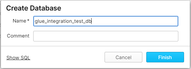 Creating a Database image